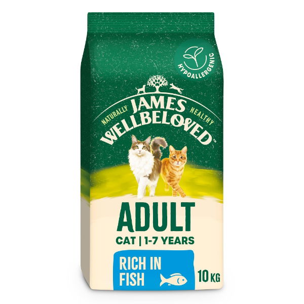 James Wellbeloved Dry Cat Adult Fish 10kg