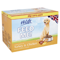 Hilife Complete Moist Mince Dog Turkey Chicken Bacon 6kg