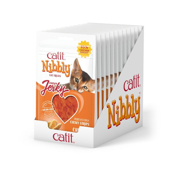 Catit Nibbly Jerky Chicken 30g