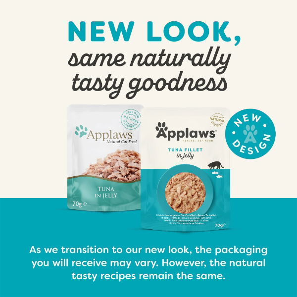 Applaws Cat Pouch Tuna Fillet in Jelly 70gX16