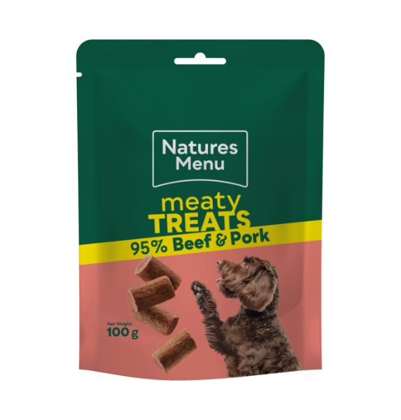 Natures Menu Dog Treat Beef 100g