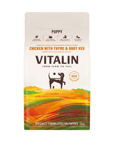 Vitalin Puppy Chicken with Veg & Thyme 2KG