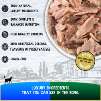 COOKHOUSE Luxury Cat Food - Fillets in Jelly - Tuna Loin with Sardine 6 x 70g