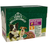Jwb Superfood Adult Turkey in Gravy Pouch 12 x 90g