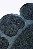 MPETS PAW Cat Litter Mat Grey