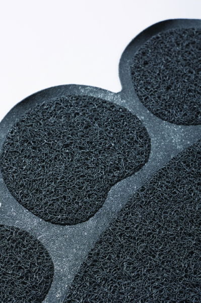 MPETS PAW Cat Litter Mat Grey