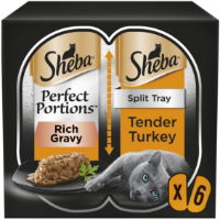 Sheba Perfect Portions Turkey Chunks In Gravy 3x(2x37.5g)