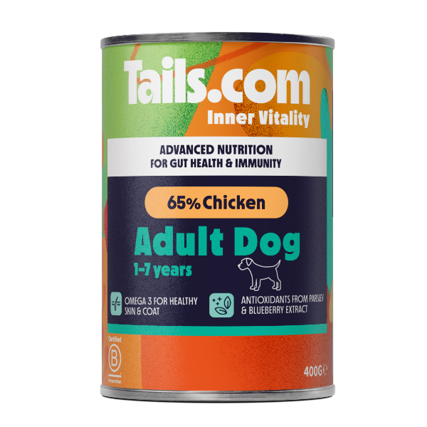 Tails.com Inner Vitality Adult Chicken Can 400g