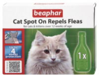 Beaphar Cat Flea Drops - 4 Week Protection