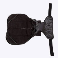 3-IN-1 DOG COAT BLACK L 49CM