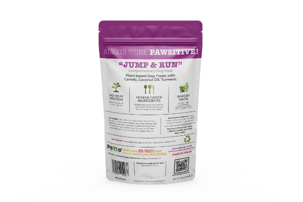 Petto Dog Treats Jump & Run 100g