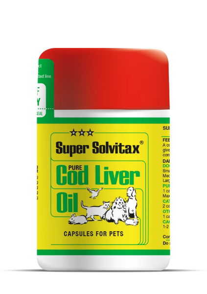 Super Solvitax Pure Cod Liver Oil 90 Capsules
