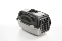 Stefanplast Gulliver 2 Medium Pet Carrier with Metal Door - Grey