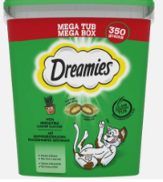 DREAMIES Cat Treats with Catnip Flavour 350g MegaTub