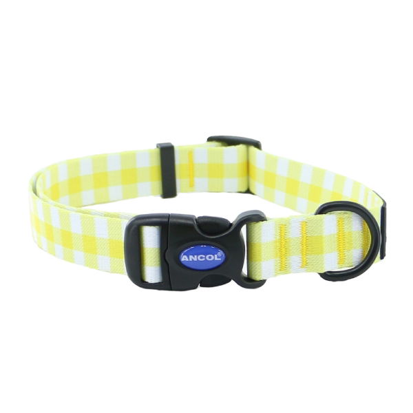 Soho Yellow Check Collar L