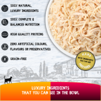 COOKHOUSE Luxury Cat Food - Fillets in Jelly - Chicken with Beef 6 x70g